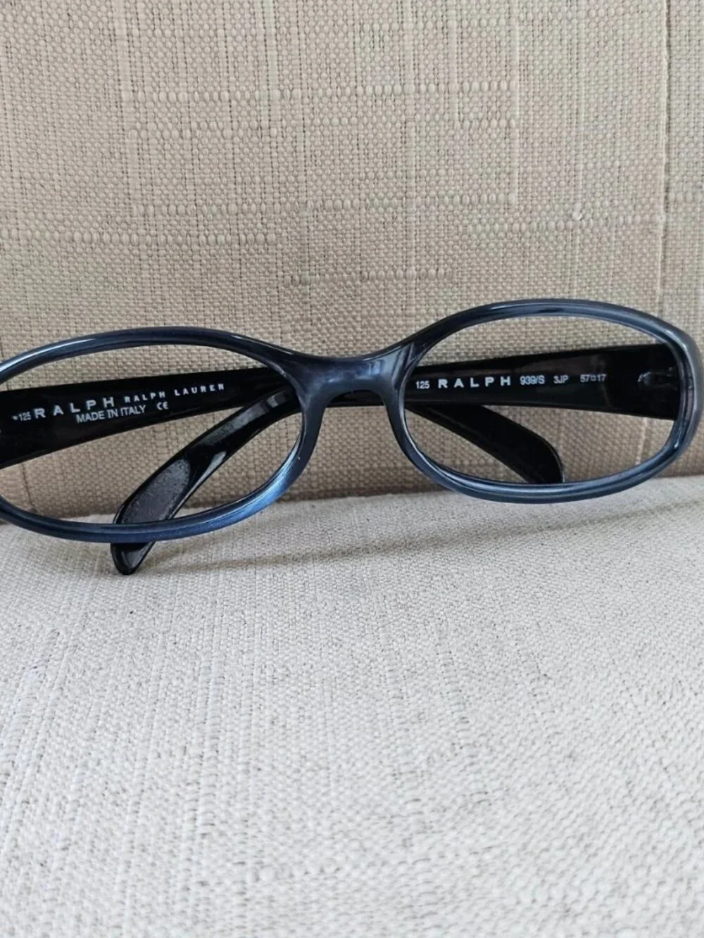 Vintage Ralph Lauren Eyeglasse Frame Gray Tone Eyewear 939/S 3JP Glasses Frame